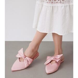 CIDER BALLET BOWKNOT POINTED TOE FLATS 6
